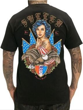 Sullen Art Collective American Beauty Graphic Tee Medium